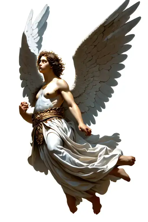 Medieval Angel Falling