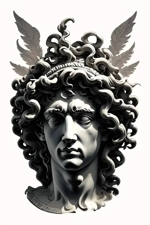 Greek Medusa Head