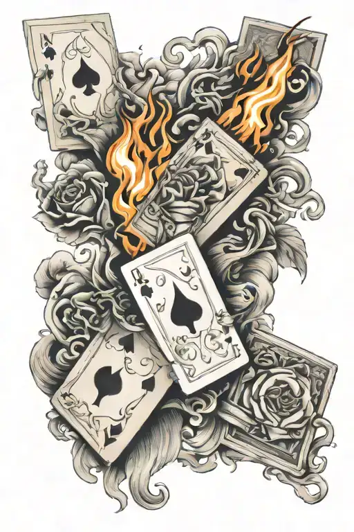 3 Cards On Fire