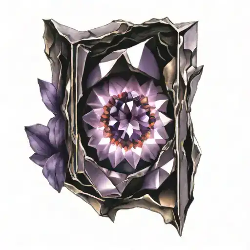 Amethyst Gem Inside