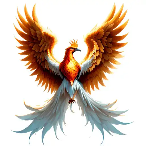 Pheonix And Angel Wings