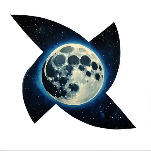 Leon Looking At The Stars And The Moon In Style De Gladiator