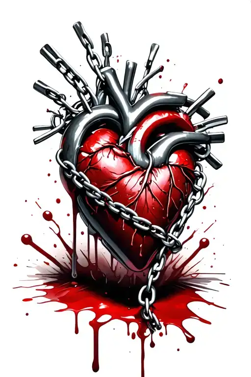 Bloody Chained Heart