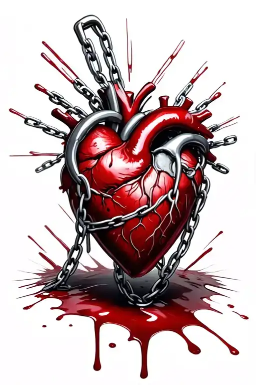 Bloody Chained Heart