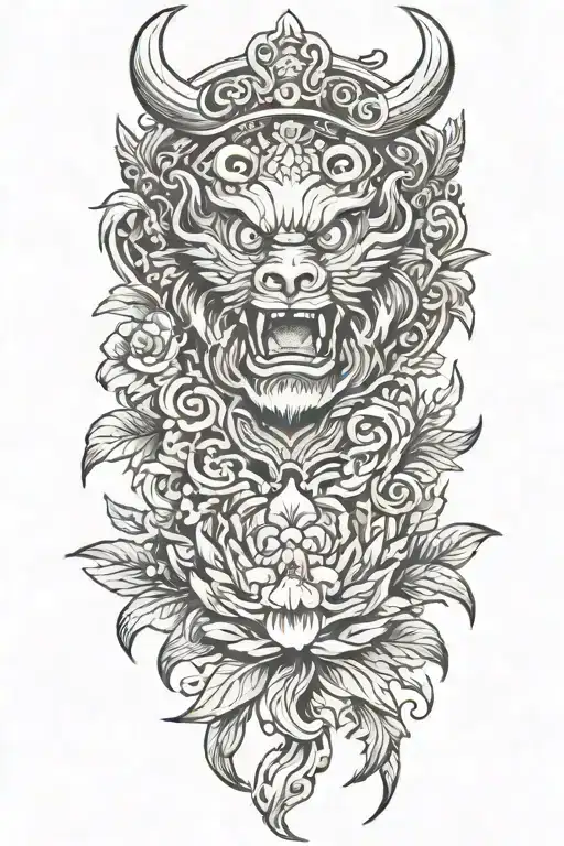 Korean Traditional Patter On The Back Ground And Make It Flat On The Bottom