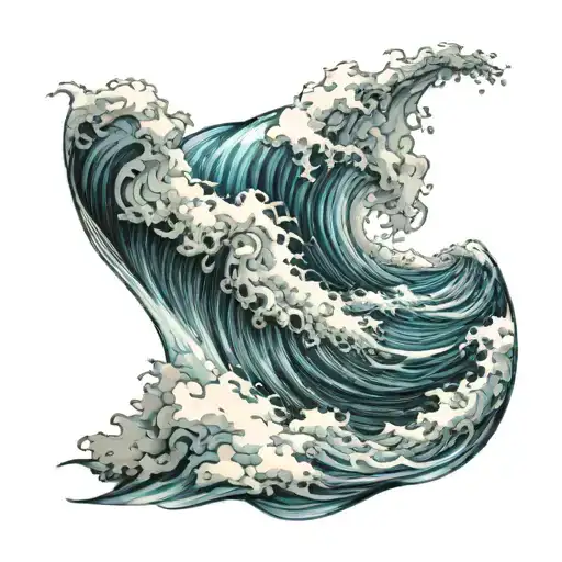 Ocean Waves Crashing