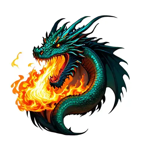 Dragon Breathing Fire