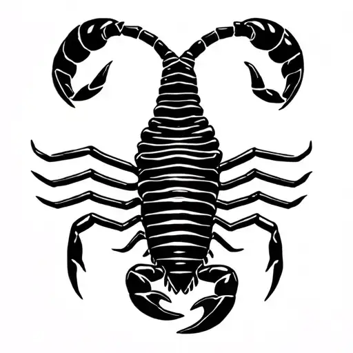 Scorpion Et Balance Love Symbol