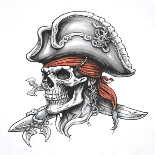 Spartan Pirate Skull Wearing