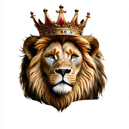 Lion With Crown