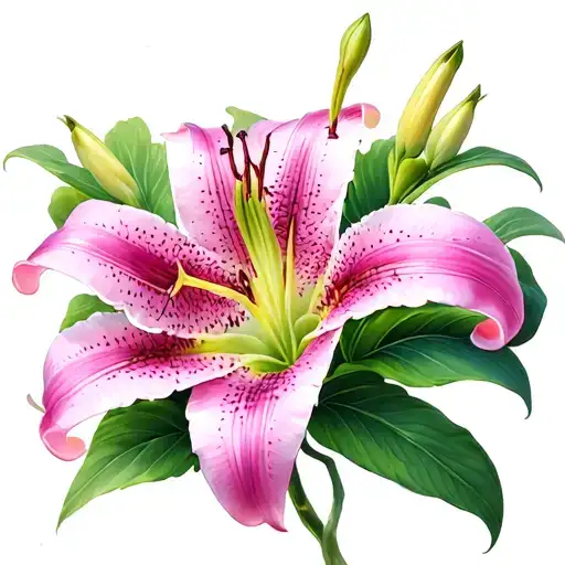 Spinder Lily Blooming