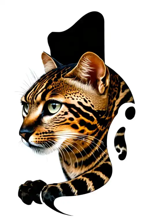 Ocelot Ocelot With Patterns