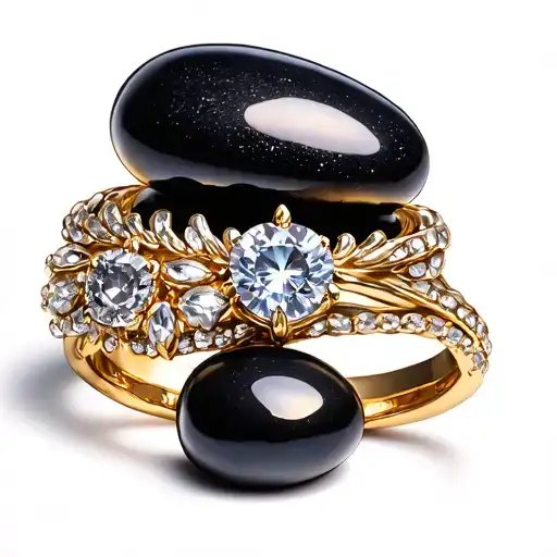 Sable Of Jewelry And Pebbles