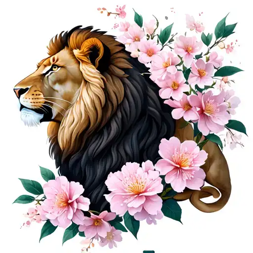 Lion Sakura Flowers