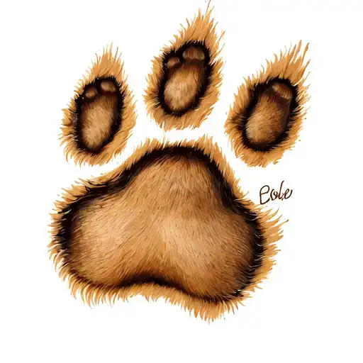 Dog Paw Print