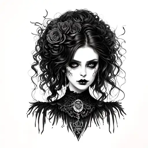 Gothic Horror Lady
