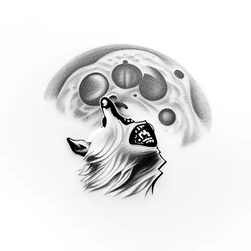 Werewolf Howling At The Moon