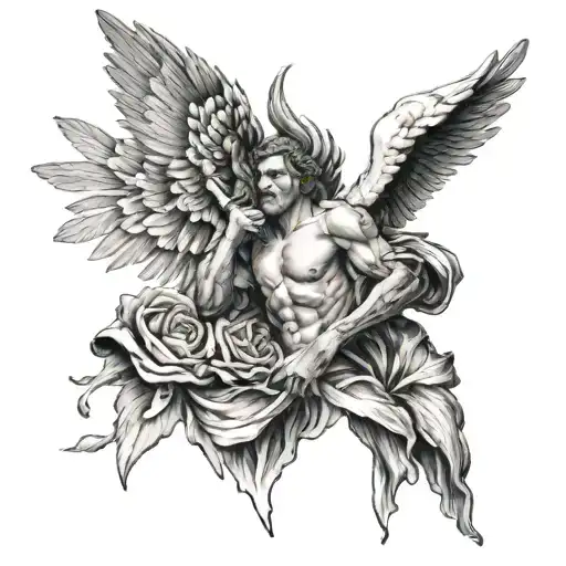 An Angel Bound And Gagged