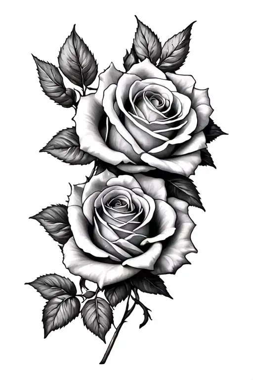 Scaropenndra And Roses