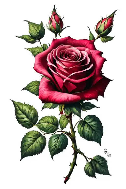 Scaropenndra And Roses