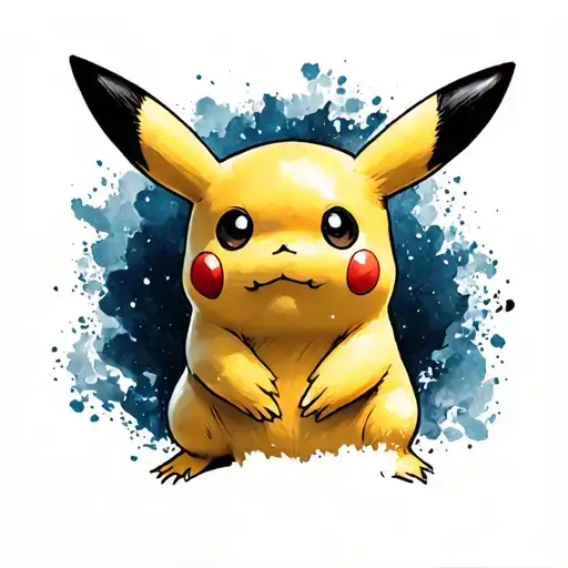 Pikachu Pokemon Middle Finger