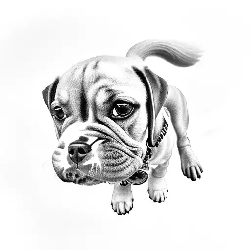 Dog Running Sideways