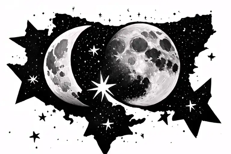 Moon And Stars