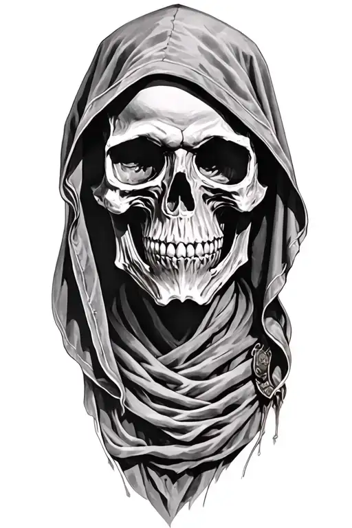 Hooded Reaper Replace Skull With Something Else