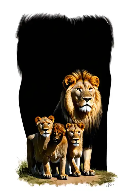 Lion Family Members