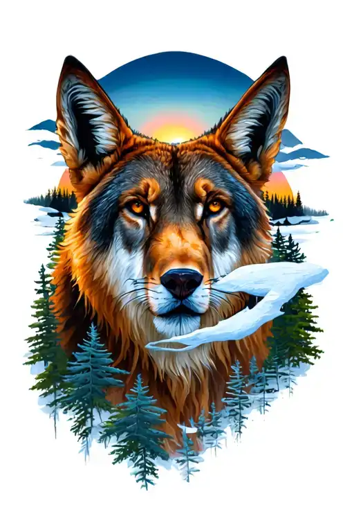 Sunrise In The Taiga