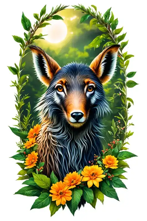 Nature And Animals Intertwined