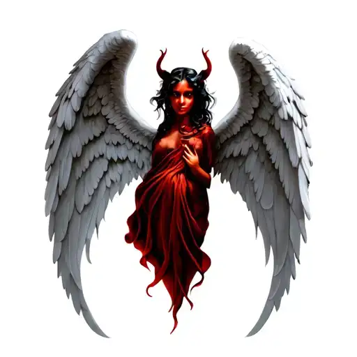 Angel And Devil Wings