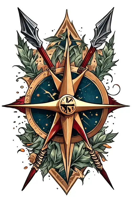 Compas Kids Names Arrow Weapon