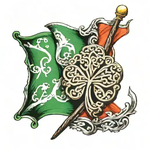 Irish And Vietname Flag Morphing