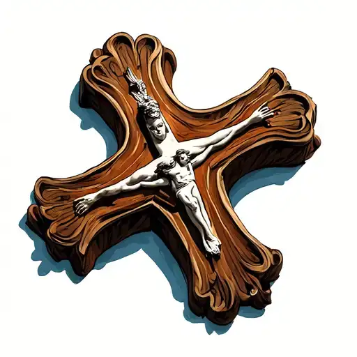 Outdoor And Christian Cross