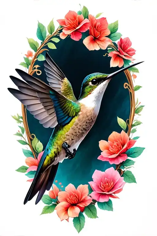 Hummingbirds Intertwined With Their Love For Music