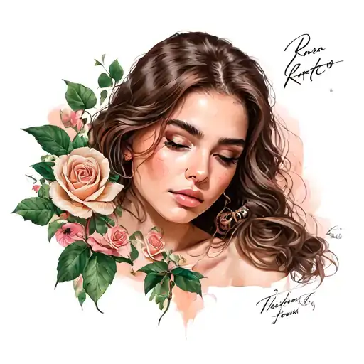 Rosa With Laura Writing