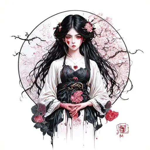 Horror Beautiful Japan Girl