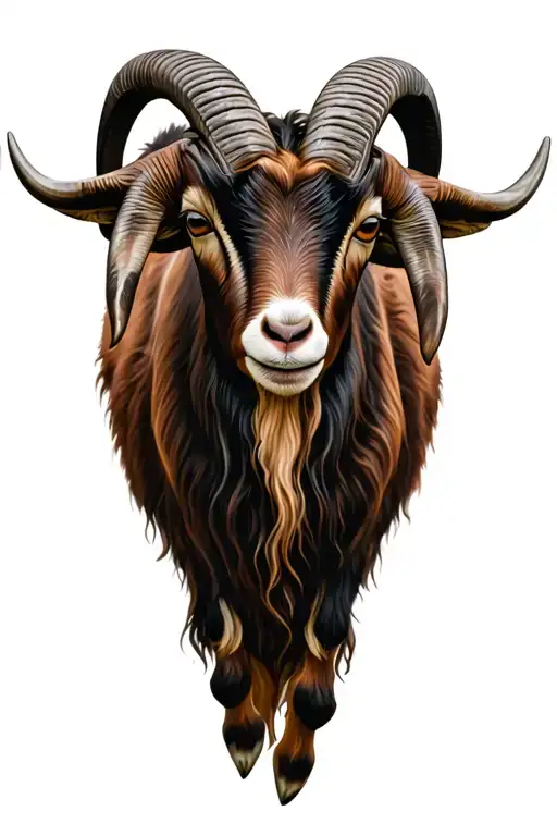 Long Horn Goat