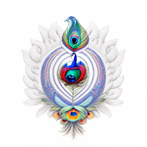 Colorful Peacock Which Represents Chicago And The Bay Area