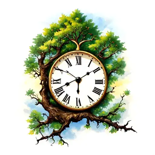 Clock And Tree