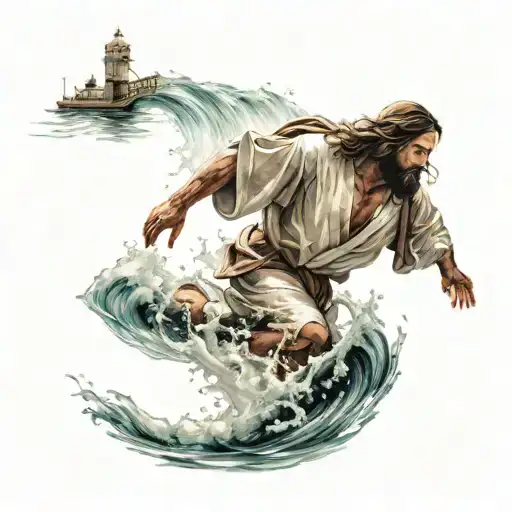 Jesus Walking On Water