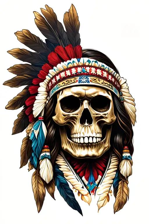 Indian Cheif Skull