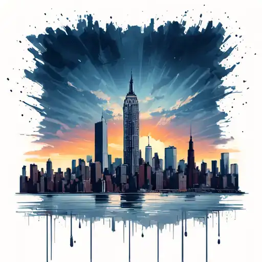 Skyline New York Gangster