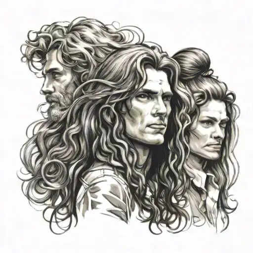 Sketch From The Movie 'Hair' From 1979