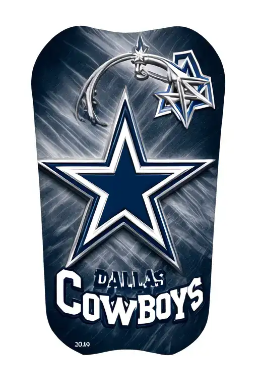Dallas Cowboys Star Logo 3D