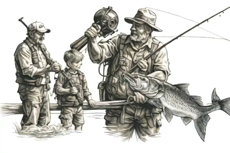 Father Son Fishing