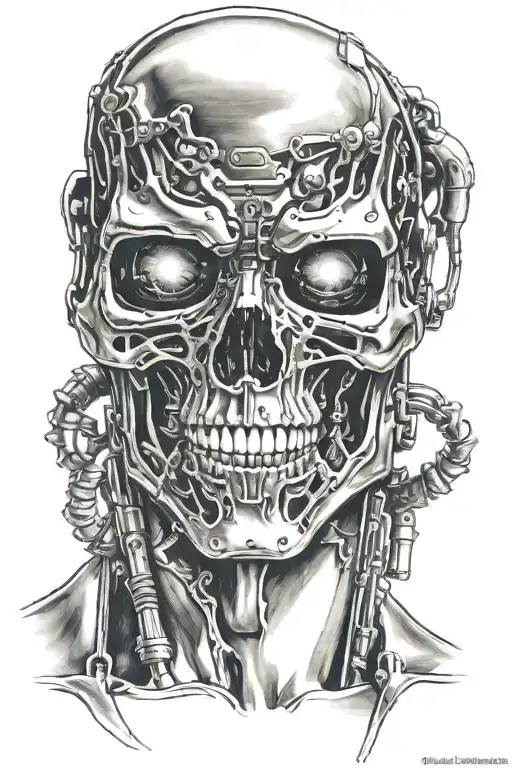 Terminator Skull Face
