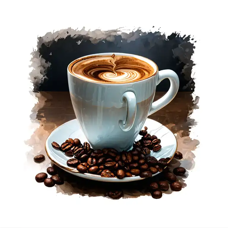 Coffee Cup Surrounded