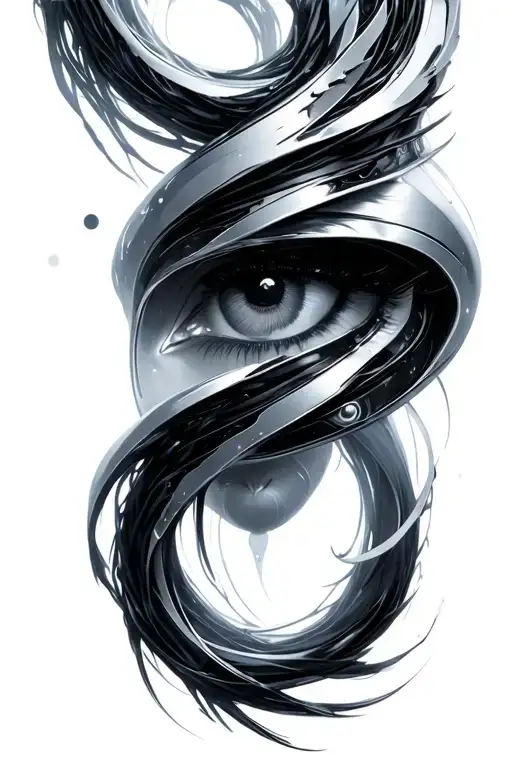 Futuristic Whip In Close Look Silver Black Color